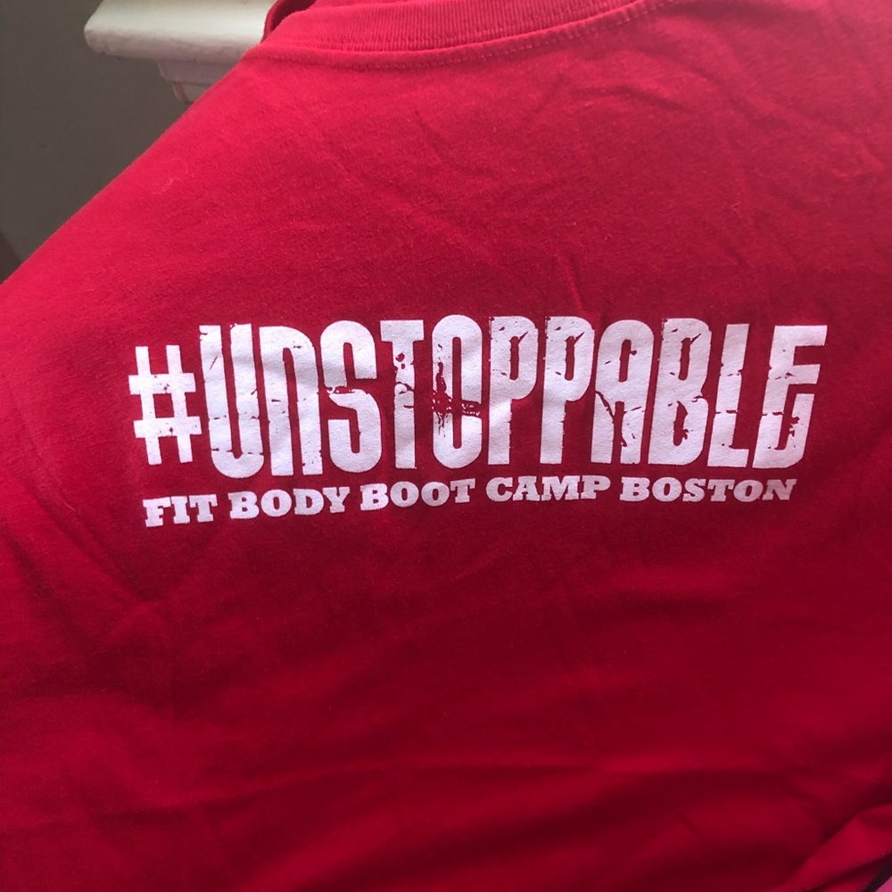 Boot camp tee #unstoppable @Boston